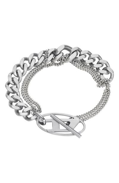 DIESEL® DIESEL® Oval D Toggle Chain Bracelet