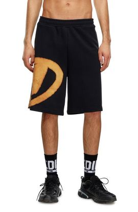 DIESEL® DIESEL® P-Crow-Bleach Sweat Shorts