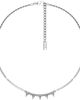 DIESEL® DIESEL® Pavé Cubic Zirconia Spike Chain Necklace - 1