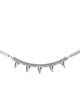 DIESEL® DIESEL® Pavé Cubic Zirconia Spike Chain Necklace - 3