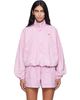 Diesel Diesel Pink Faded Bomber Jacket - 1