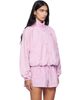 Diesel Diesel Pink Faded Bomber Jacket - 2