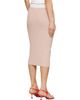 Diesel Diesel Pink Ribbed Knit Contrast Waistband Midi Skirt - 3