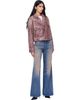 Diesel Diesel Pink Treated Leather Biker Jacket - 4
