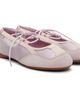 Diesel Diesel Purple D-Mile Lace-Up Ballerina Flats - 4