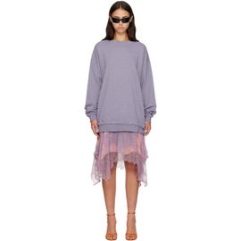 Diesel Diesel Purple Sweatshirt Minidress
