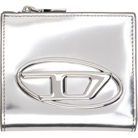 Diesel Diesel Silver 1dr Bifold Zip L Wallet