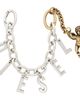 Diesel Diesel Silver & Gold Metal Letter Charm Cherub Keychain - 1
