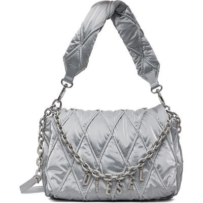 Diesel Diesel Silver Charm-D Shoulder M Bag
