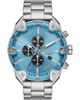 DIESEL® DIESEL® Spiked Blue Chronograph Bracelet Watch, 49mm - 1