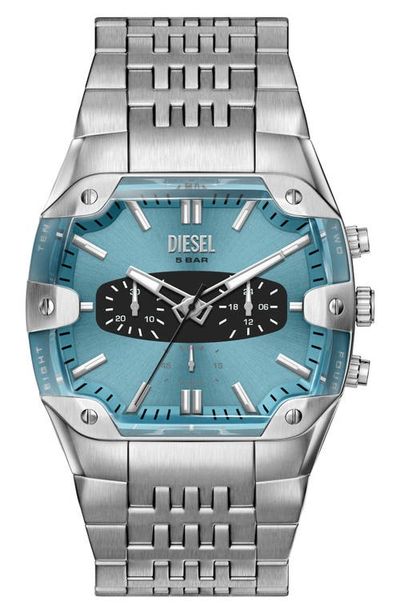 DIESEL® DIESEL® Spiked Cushion Bracelet Watch