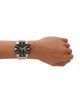DIESEL® DIESEL® Spiked Two-Tone Bracelet Chronograph Watch, 49mm - 2