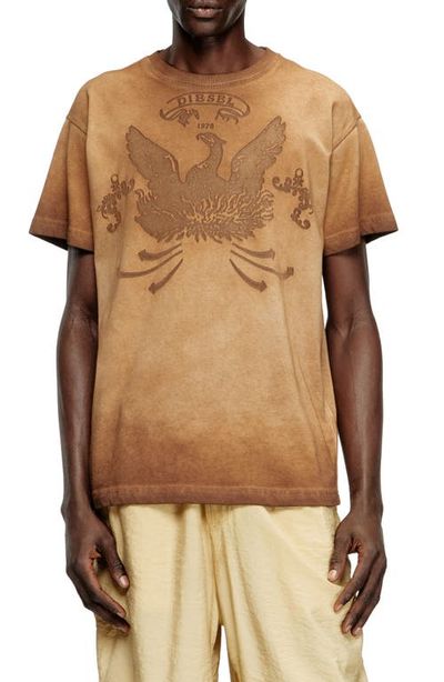 DIESEL® DIESEL® T-Norm-T9 Devoré Logo T-Shirt
