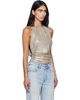 Diesel Diesel Taupe T-DYVYNY Top - 2