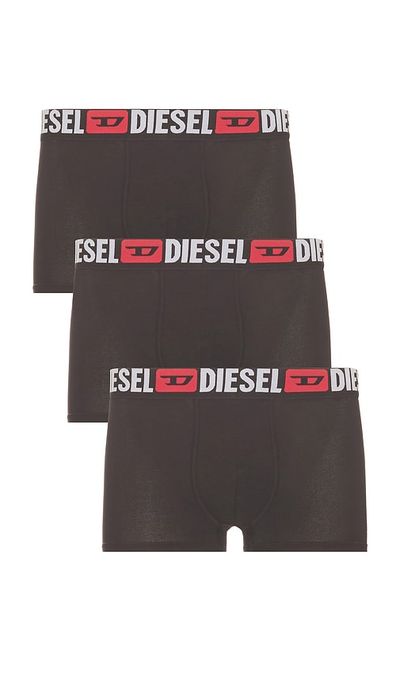 Diesel Diesel Three-pack Of All Over Logo Waist Boxers
