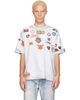 Diesel Diesel White All-Over Patches T-Shirt - 1