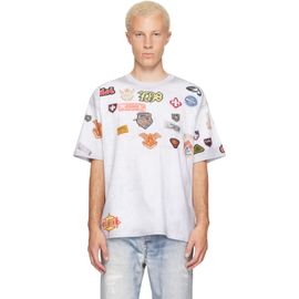 Diesel Diesel White All-Over Patches T-Shirt