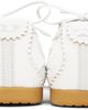 Diesel Diesel White D-Mile Lace-Up Ballerina Flats - 2