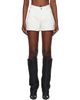 Diesel Diesel White De-Helios Denim Shorts - 1