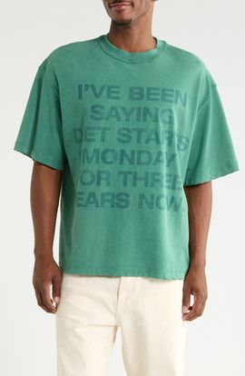 DIET STARTS MONDAY DIET STARTS MONDAY 3 Year Cotton Graphic T-Shirt