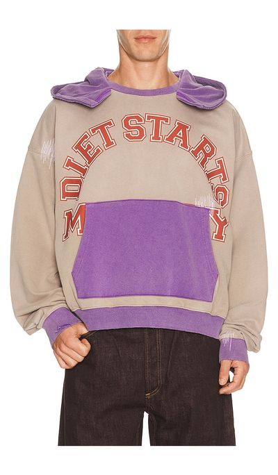 Diet Starts Monday Diet Starts Monday Collegiate Overlap Hoodie