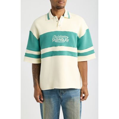 DIET STARTS MONDAY DIET STARTS MONDAY Fleece Panel Polo
