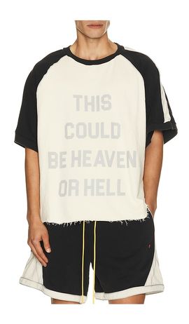 Diet Starts Monday Diet Starts Monday Heaven or Hell Raglan Tee
