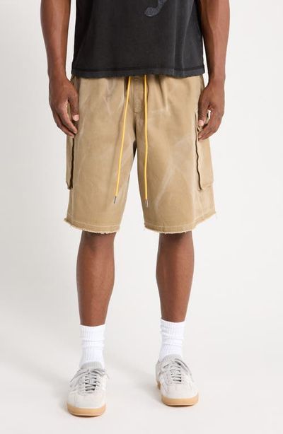 DIET STARTS MONDAY DIET STARTS MONDAY Oversize Cotton Canvas Drawstring Cargo Shorts