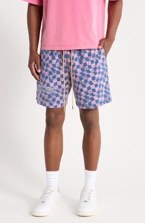 DIET STARTS MONDAY DIET STARTS MONDAY Warped Checker Shorts