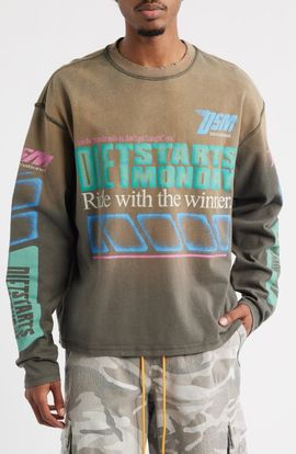 DIET STARTS MONDAY DIET STARTS MONDAY Winners Long Sleeve T-Shirt