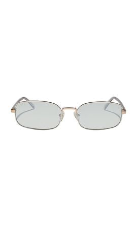 DIFF EYEWEAR DIFF EYEWEAR X Rachael Kirkconnell Metal Rectangle Sunglasses