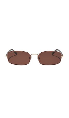 DIFF EYEWEAR DIFF EYEWEAR X Rachael Kirkonnell Metal Rectangle Sunglasses