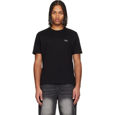 Dime Dime Black Cursive Small Logo T-shirt