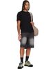 Dime Dime Black Cursive Small Logo T-shirt - 4