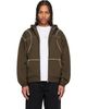 Dime Dime Brown Court Zip Hoodie - 1