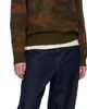 Dime Dime Khaki & Brown Camo Chenille Knit Sweater - 4