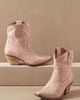 Dingo 1969 Primrose Leather Booties - 2