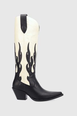 Dingo Dingo Burnin' Love Leather Boot in Black, Women's at Urban Outfitters
