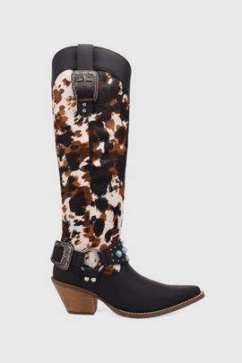 Dingo Dingo City Slicker Leather Western Boot in Black, Women's at Urban Outfitters