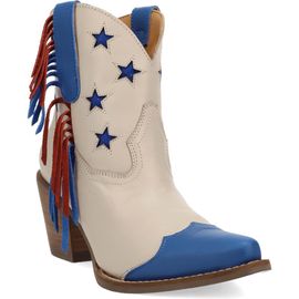 Dingo Dingo Liberty Fringe Trim Western Boot