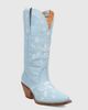 Dingo Dingo Love Bug Leather Cowboy Boot in Blue, Women's at Urban Outfitters - 2