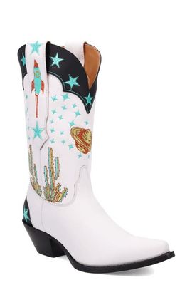 Dingo Dingo Space Cowgirl Embroidered Western Boot