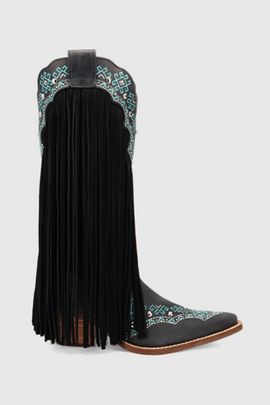 Dingo Dingo Tequila Sunrise Suede Boot in Black, Women's at Urban Outfitters