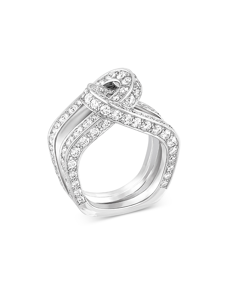Dinh Van Dinh Van 18K White Gold Maillon Diamond Ring