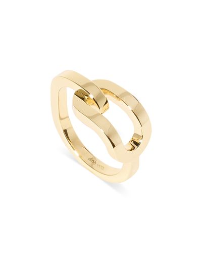 Dinh Van Dinh Van 18K Yellow Gold Maillon Large Polished Link Ring