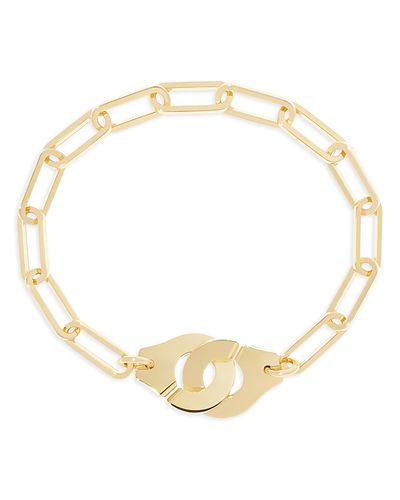 Dinh Van Dinh Van 18K Yellow Gold Menottes Dinh Van Handcuff Chain Link Bracelet