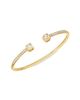 Dinh Van Women's Le Cube Diamant 18K Yellow Gold & Diamond Large Cuff - 1