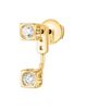 Dinh Van Women's Le Cube Diamant 18K Yellow Gold & Diamond Single Ear Jacket - 2
