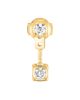 Dinh Van Women's Le Cube Diamant 18K Yellow Gold & Diamond Single Ear Jacket - 3