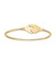 Dinh Van Women's Menottes Dinh Van R12 18K Yellow Gold & Diamond Bangle - 1